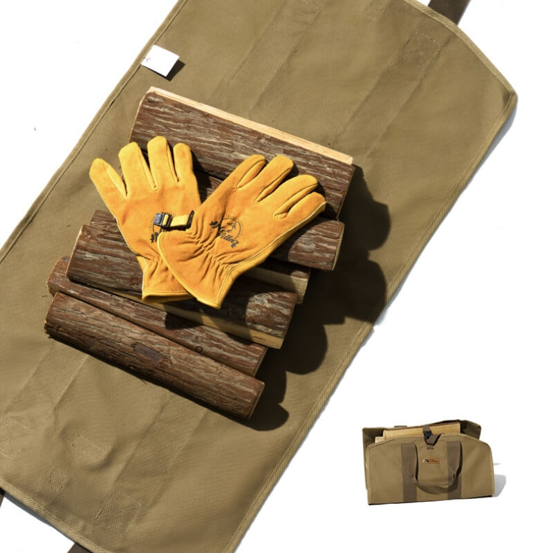 Canvas Firewood Bag