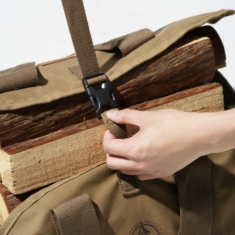 Canvas Firewood Bag