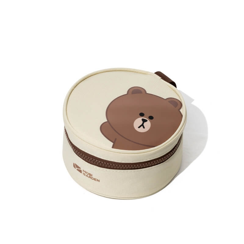 Circular Dinnerware Storage Bag - LINE FRIENDS