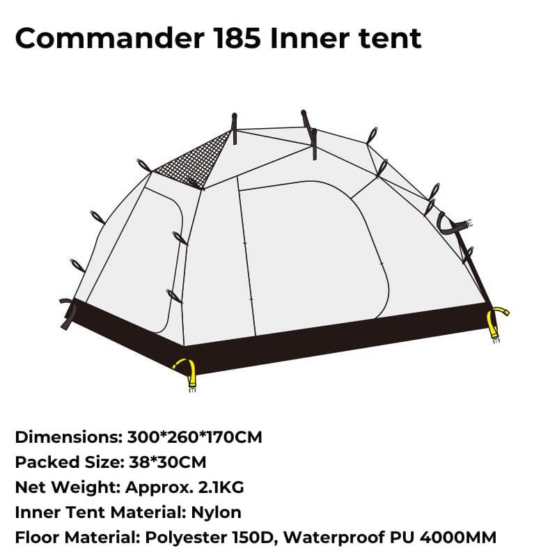 Commander Geodesic Tent Add-On