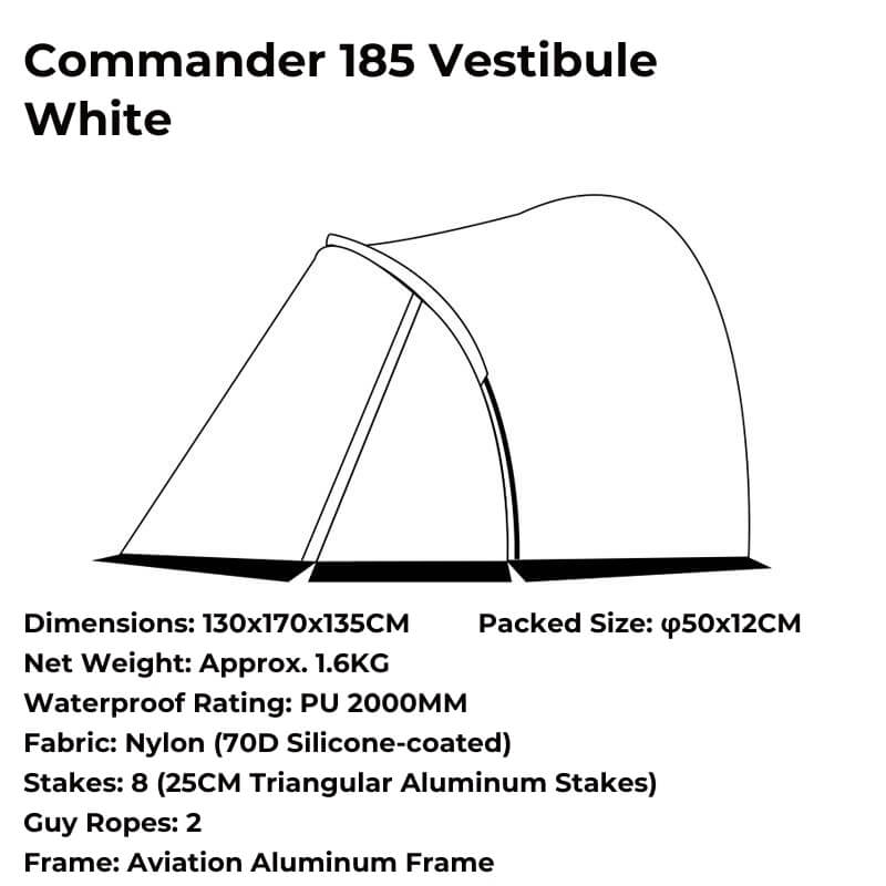 Commander Geodesic Tent Add-On