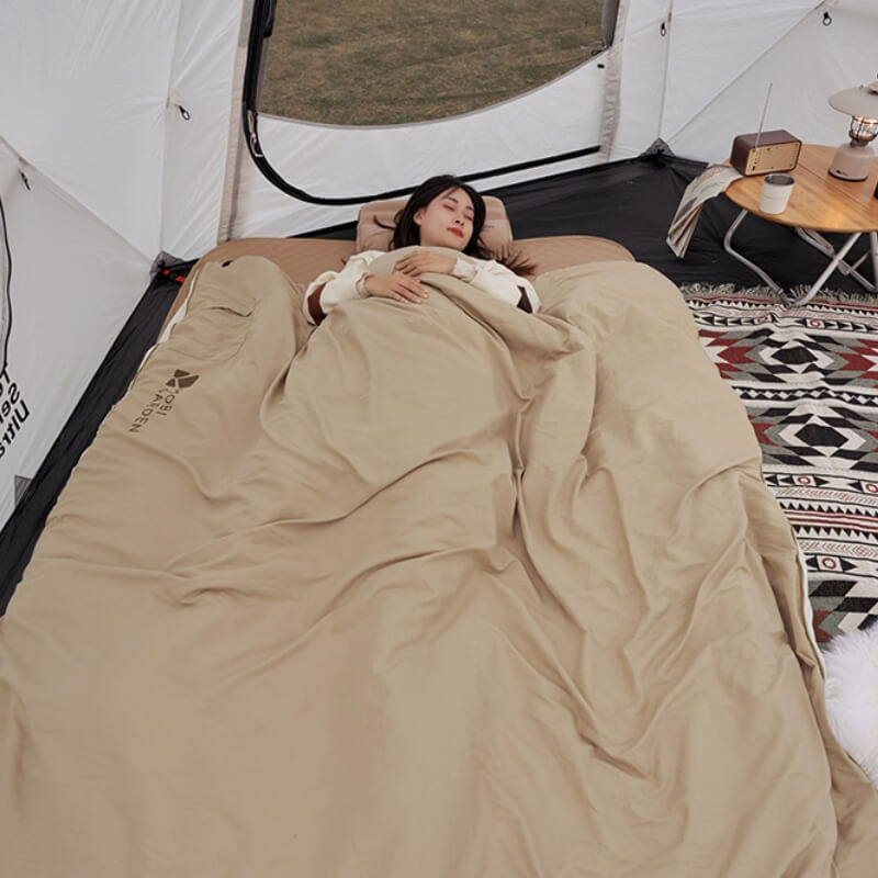 PUYUE Cotton Quilt Sleeping Bag