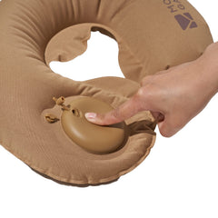 Press-type Inflatable U-shaped Pillow