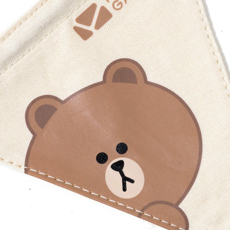 Triangular Camping Atmosphere Flag - LINE FRIENDS