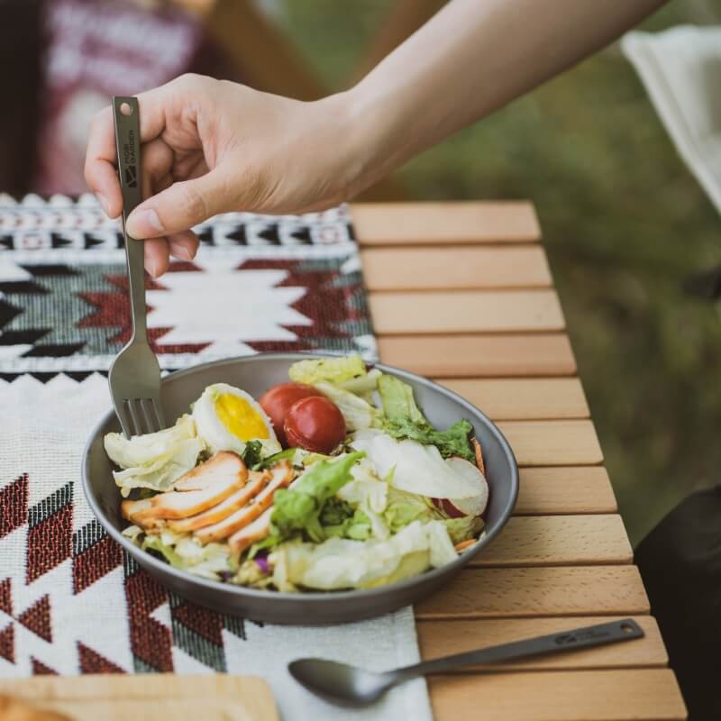 Xiangyan Titanium Fork & Spoon Set