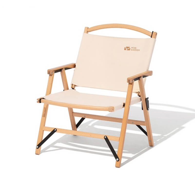 Yun Yi Solid Wood Folding Low Recliner - Mobi Garden