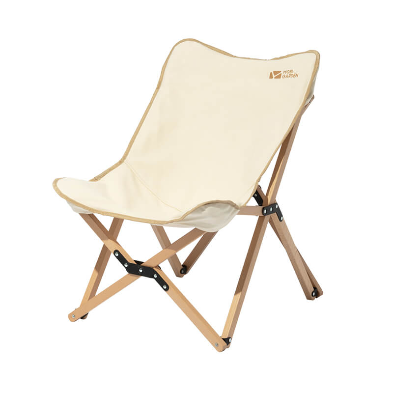 Yun Duan Solid Wood Butterfly Chair - Mobi Garden