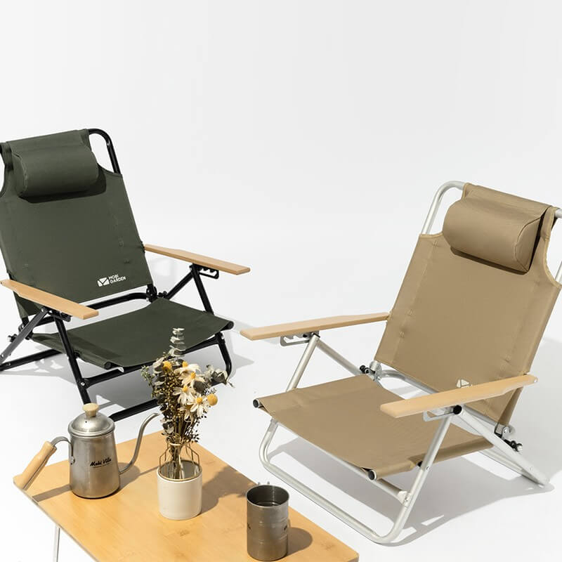 Shan Yao Adjustable Low Reclining Chair - Mobi Garden