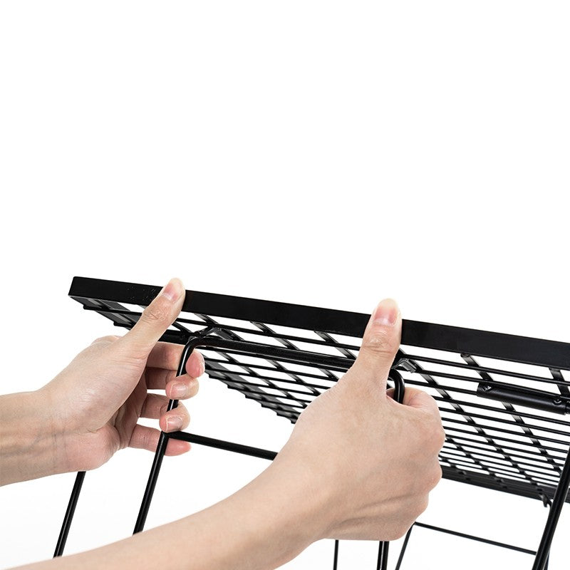 Ji Bei Folding Iron Table - Mobi Garden