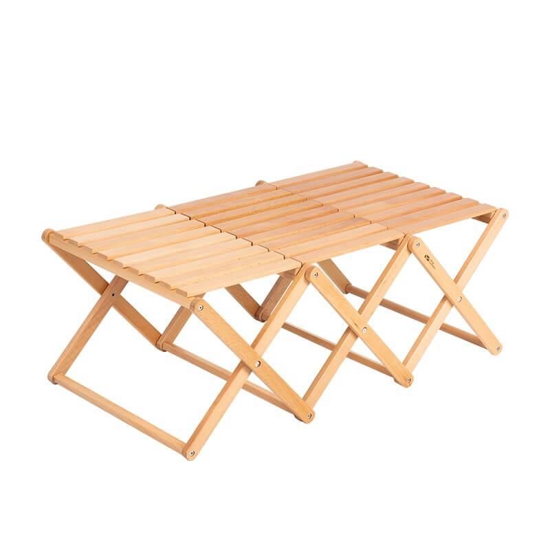 Yun Meng Solid Wood Folding Table - Mobi Garden