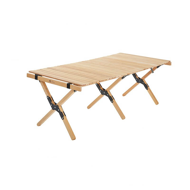 Yun Rui Solid Wood Egg Roll Table - Mobi Garden