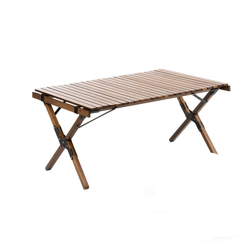 Yun Rui Solid Wood Egg Roll Table - Mobi Garden