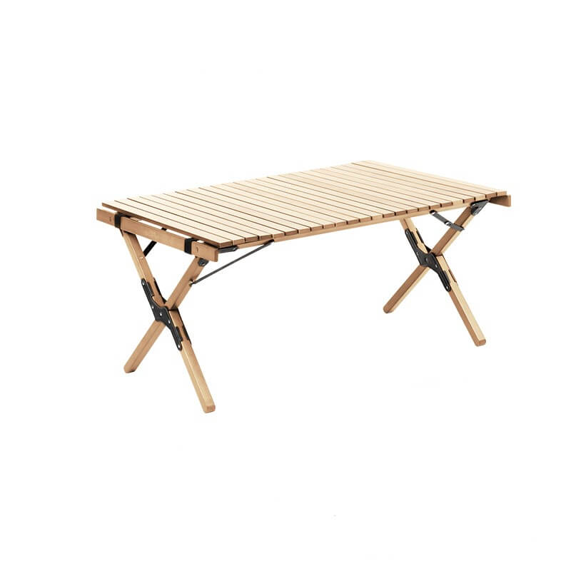 Yun Rui Solid Wood Egg Roll Table - Mobi Garden